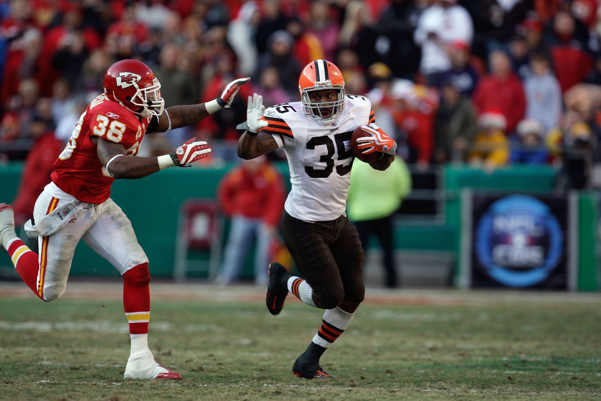 Harrison embarked on one of the most prolific rushing games in NFL history in Kansas City (Photo: Getty)